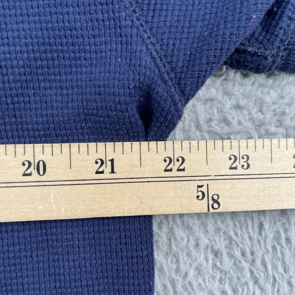 Polo Ralph‎ Lauren Short Sleeve Waffle Shirt Mens XL Navy 100% Cotton